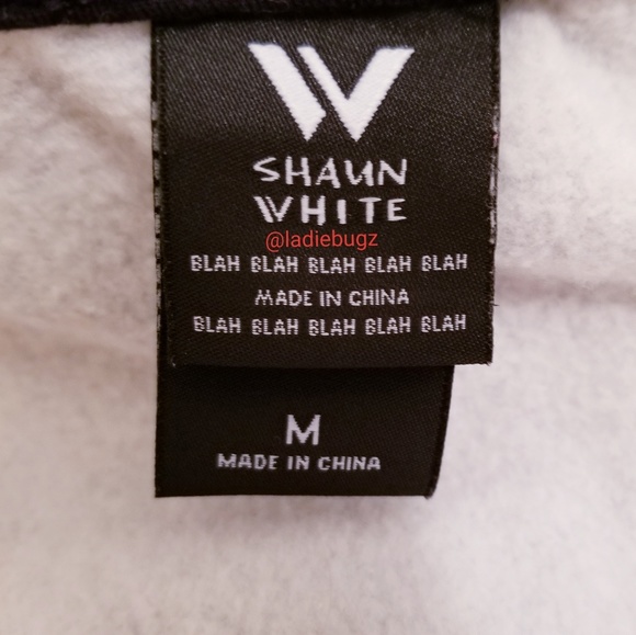 Shaun White NWOT Zip Up Hooded Sweatshirt - Picture 5 of 5